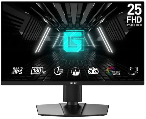 MSI G255PF E2 écran plat de PC 62,2 cm (24.5") 1920 x 1080 pixels Full HD LCD Noir