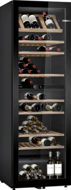 Bosch Serie 6 KWK36ABGA refroidisseur à vin Refroidisseur de vin compresseur Pose libre Noir 199 bouteille(s)