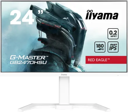 iiyama G-MASTER GB2470HSU-W6 écran plat de PC 60,5 cm (23.8") 1920 x 1080 pixels Full HD LED Blanc