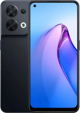 OPPO Reno 8 16,3 cm (6.43") Double SIM Android 12 5G USB Type-C 8 Go 256 Go 4500 mAh Noir