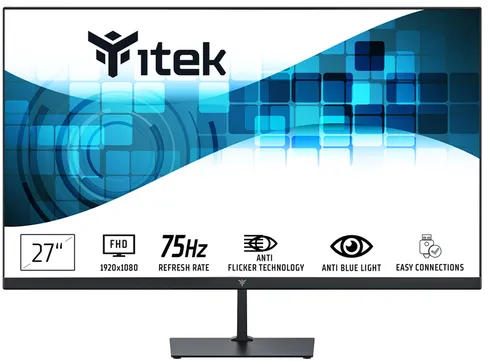 itek GWF écran plat de PC 68,6 cm (27") 1920 x 1080 pixels Full HD LED Noir