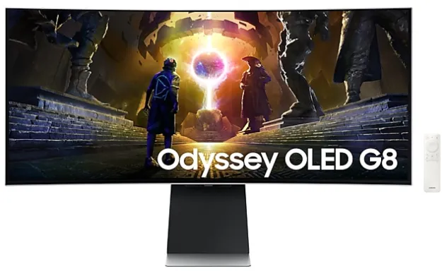 Samsung LS34DG850SUXDU écran plat de PC 86,4 cm (34") 3440 x 1440 pixels OLED Argent