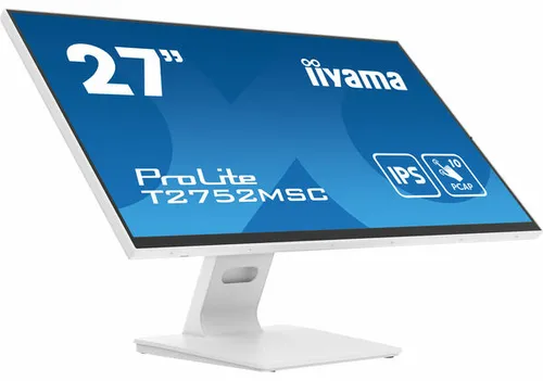 iiyama ProLite T2752MSC-W1 écran plat de PC 68,6 cm (27") 1920 x 1080 pixels Full HD LED Écran tactile Blanc