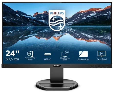 Philips B Line 243B9/00 écran plat de PC 60,5 cm (23.8") 1920 x 1080 pixels Full HD LED Noir