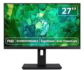 Acer BR277 écran plat de PC 68,6 cm (27") 1920 x 1080 pixels Full HD Noir