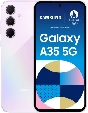 Samsung Galaxy A35 5G 16,8 cm (6.6") Double SIM hybride Android 14 USB Type-C 8 Go 256 Go 5000 mAh Lilas