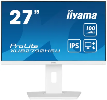 iiyama ProLite XUB2792HSU-W6 LED display 68,6 cm (27") 1920 x 1080 pixels Full HD Blanc