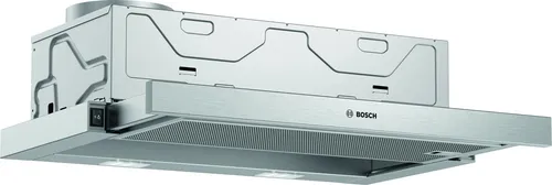 Bosch Serie 2 DFM064W54 hotte Semi-intégrée (semi-encastrée) Métallique, Argent 388 m³/h B