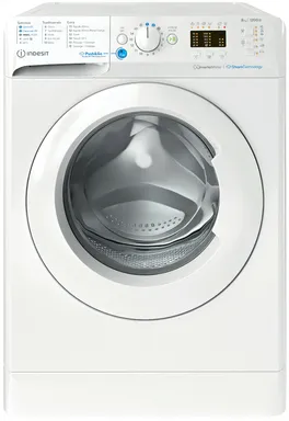 Indesit BWA 81295X WV FR machine à laver Charge avant 8 kg 1200 tr/min Blanc