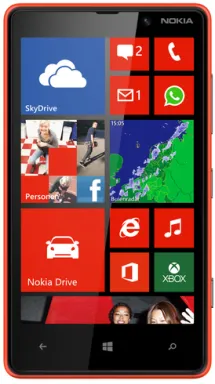 Nokia Lumia 820 10,9 cm (4.3") SIM unique Windows Phone 8 4G Micro-USB B 1 Go 8 Go 1650 mAh Rouge