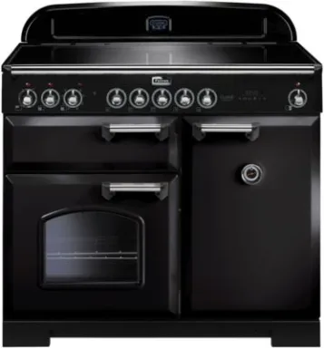 Falcon Classic Deluxe 100 Cuisinière Electrique Plaque avec zone à induction Noir A