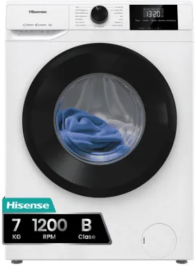 Hisense WF1G7021BW machine à laver Charge avant 7 kg 1200 tr/min Blanc