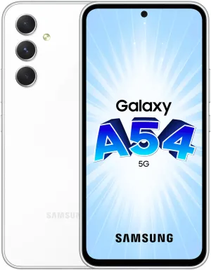 Samsung Galaxy A54 5G 16,3 cm (6.4") Double SIM hybride Android 13 USB Type-C 8 Go 128 Go 5000 mAh Blanc