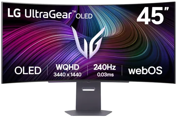 LG 45GX90SA-B écran plat de PC 114,3 cm (45") 3440 x 1440 pixels Wide Quad HD OLED Noir