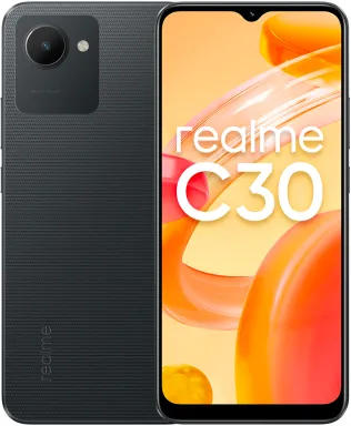 realme C 30 C30 16,5 cm (6.5") Double SIM Android 11 4G Micro-USB B 3 Go 32 Go 5000 mAh Noir