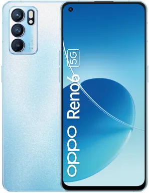 OPPO Reno 6 16,3 cm (6.43") Double SIM ColorOS 11.3 5G USB Type-C 8 Go 128 Go 4300 mAh Bleu