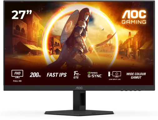 AOC G4 27G4HRE écran plat de PC 68,6 cm (27") 1920 x 1080 pixels Full HD LED Noir, Rouge