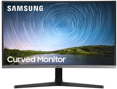 Samsung CR50 écran plat de PC 68,6 cm (27") 1980 x 1080 pixels Full HD LCD Bleu, Gris