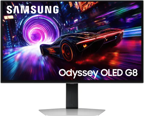 Samsung G81SF écran plat de PC 68,6 cm (27") 3840 x 2160 pixels 4K Ultra HD OLED Argent
