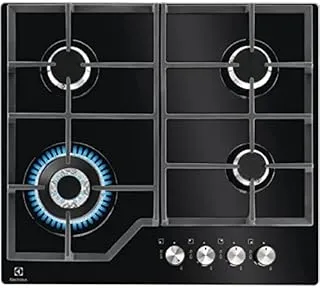 Electrolux EGM6343YAK Noir Intégré 59 cm Gaz 4 zone(s)