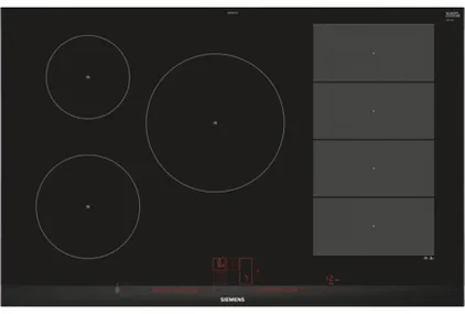 Siemens EX875LVC1E plaque Noir, Acier inoxydable Intégré Plaque avec zone à induction 5 zone(s)