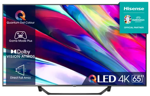 Hisense 65A7KQ TV 165,1 cm (65") 4K Ultra HD Smart TV Wifi Noir 350 cd/m²