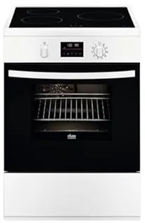 Faure FCI6593PWA Cuisinière Electrique Plaque avec zone à induction Blanc A