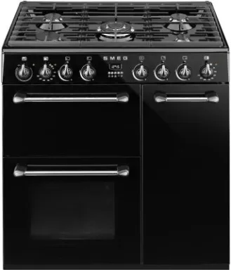 Smeg BM93BL four et cuisinière Electrique Gaz Noir A