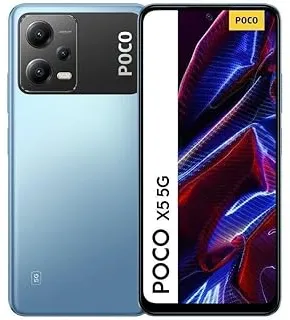 POCO X5 5G 16,9 cm (6.67") Double SIM hybride Android 12 USB Type-C 6 Go 128 Go 5000 mAh Bleu