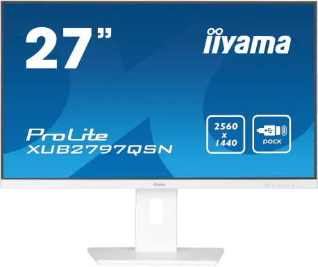 iiyama G-MASTER XUB2797QSN-W2 écran plat de PC 68,6 cm (27") 2560 x 1440 pixels 4K Ultra HD LED Blanc