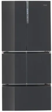 Haier F+ Serie 9 HFF-750CGBJ frigo américain Pose libre 488 L Noir