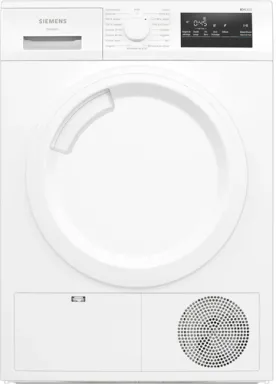 Siemens iQ300 WT43N208FR sèche-linge Pose libre Charge avant 7 kg B Blanc