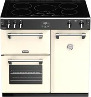 Stoves 444411439 four et cuisinière Electrique Plaque avec zone à induction Crème A