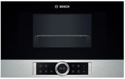 Bosch BEL634GS1 micro-onde Intégré 21 L 900 W Noir, Argent