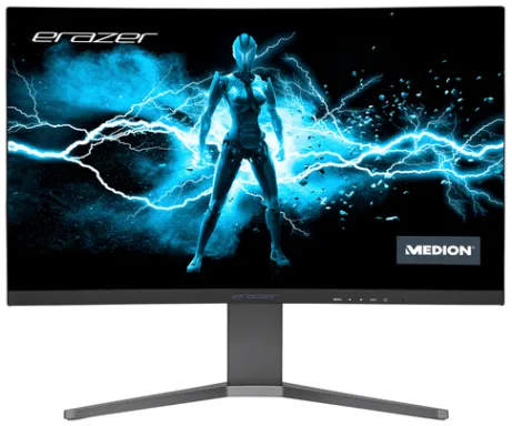 Erazer Ecran PC Gamer Incurvé - Spectator X10 - 32" QHD - 165 Hz - 1 MS - Adaptive Sync - Noir