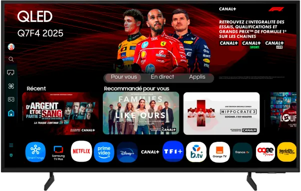 Samsung TV AI QLED 50" Q7F4 2025, 4K, Quantum Dots