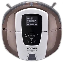 Hoover Robo.com³ RBC070/1 011 robot aspirateur 0,5 L Sac à poussière Métallique, Chocolat