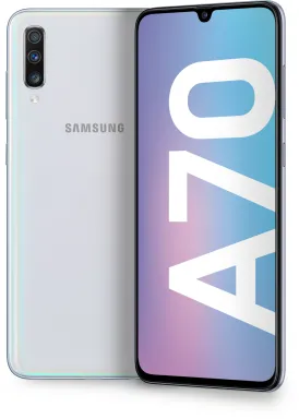 Samsung Galaxy A70 SM-A705FN/DS 17 cm (6.7") Double SIM Android 9.0 4G USB Type-C 6 Go 128 Go 4500 mAh Blanc