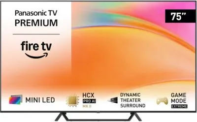 Panasonic -75W95BEG TV 190,5 cm (75") 4K Ultra HD Smart TV Wifi Noir