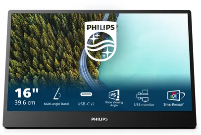 Philips 3000 series 16B1P3302D/00 écran plat de PC 39,6 cm (15.6") 1920 x 1080 pixels Full HD LED Noir