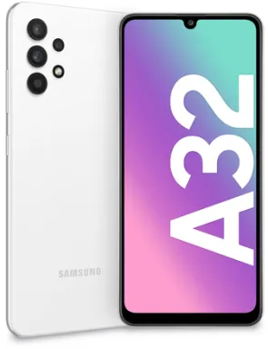 Samsung Galaxy A32 4G SM-A325F/DS 16,3 cm (6.4") Double SIM Android 11 USB Type-C 4 Go 128 Go 5000 mAh Blanc