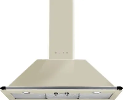 Smeg KT90PE hotte Montée au mur Crème 567 m³/h A