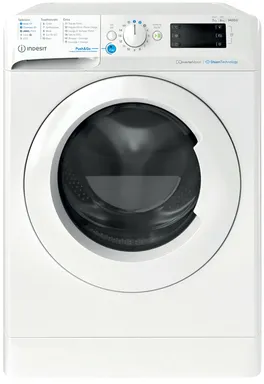 Indesit BDE 76435 WV FR machine à laver avec sèche linge Pose libre Charge avant Blanc D