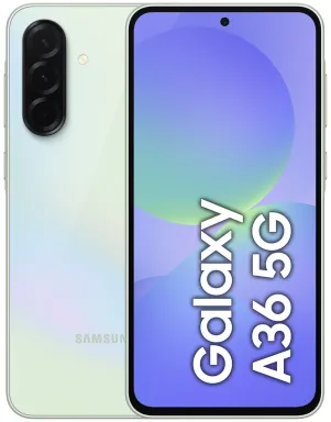 Samsung Galaxy A36 17 cm (6.7") Double SIM Android 15 5G USB Type-C 6 Go 128 Go 5000 mAh Citron vert