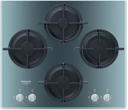 Hotpoint HAGD 61S/ICE Bleu Intégré 60 cm Gaz 4 zone(s)