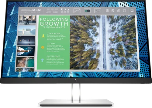HP E-Series E24q G4 écran plat de PC 60,5 cm (23.8") 2560 x 1440 pixels Quad HD Noir, Argent