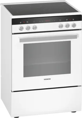 Siemens iQ300 HK9R3A220 four et cuisinière Electrique Céramique Blanc A