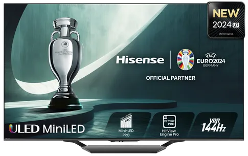 Hisense 65U7NQ TV 165,1 cm (65") 4K Ultra HD Smart TV Wifi Noir 1500 cd/m²
