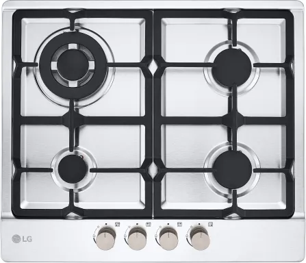 LG CBGZ2414S Acier inoxydable Intégré 59 cm Gaz 4 zone(s)