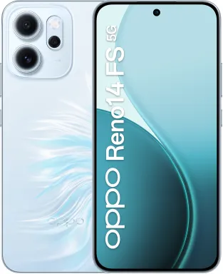 OPPO Reno14 FS 5G 16,7 cm (6.57") Double SIM Android 15 USB Type-C 12 Go 512 Go 6000 mAh Bleu